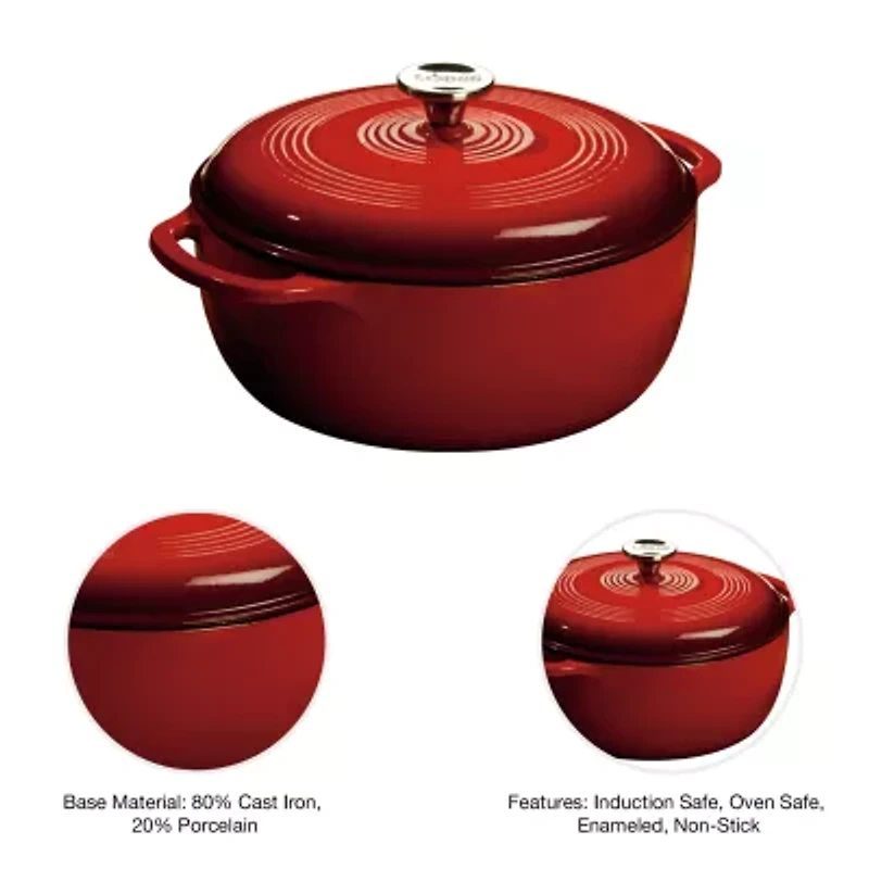 Lodge Cookware Cast Iron 6-qt. Dutch Oven