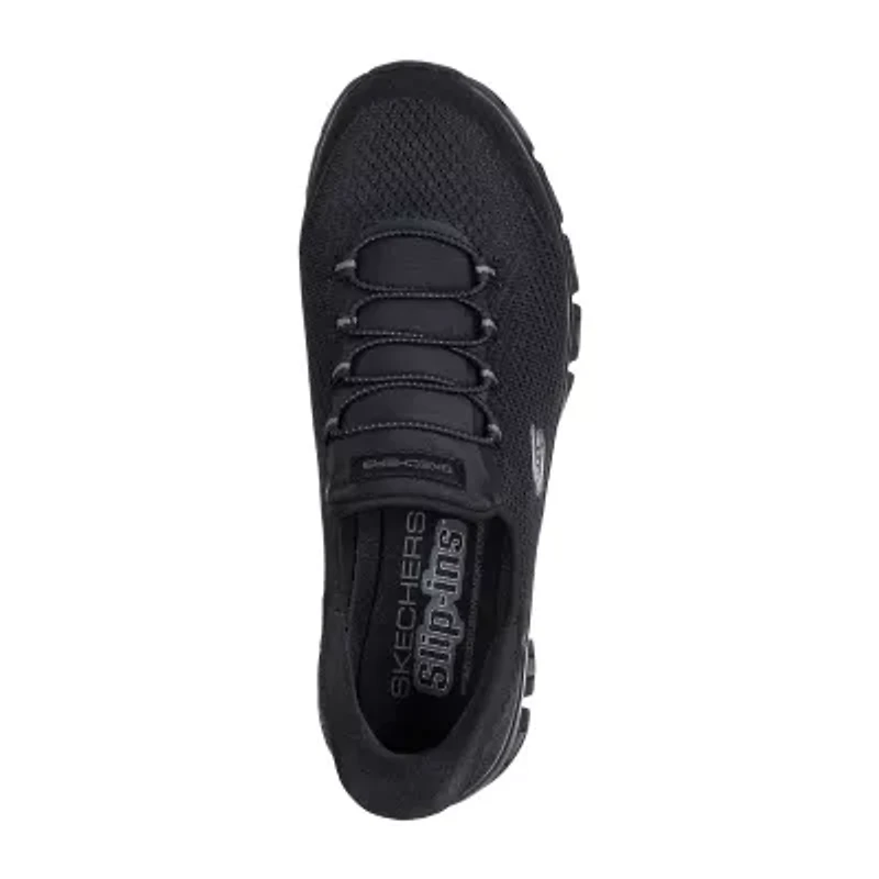 Skechers Hands Free Slip-Ins Glide-Step Pursuit Womens Slip-On Walking Shoes Wide Width