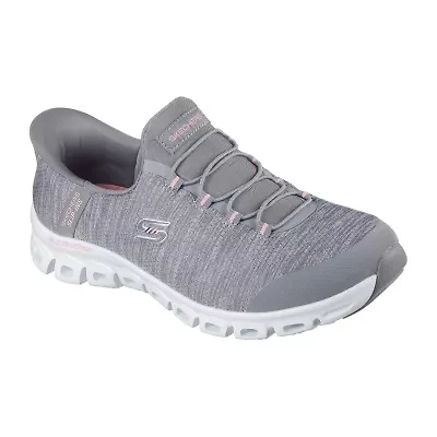 Skechers Hands Free Slip-Ins Glide Step Peak Womens Slip-On Walking Shoes