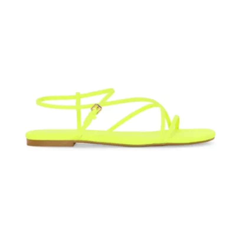 Mixit Womens Skinny Strap Ankle Flat Sandals