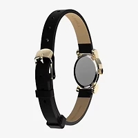 Timex Womens Black Leather Strap Watch Tw2w82600jt