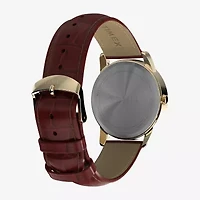 Timex Mens Brown Leather Strap Watch Tw2w95500jt