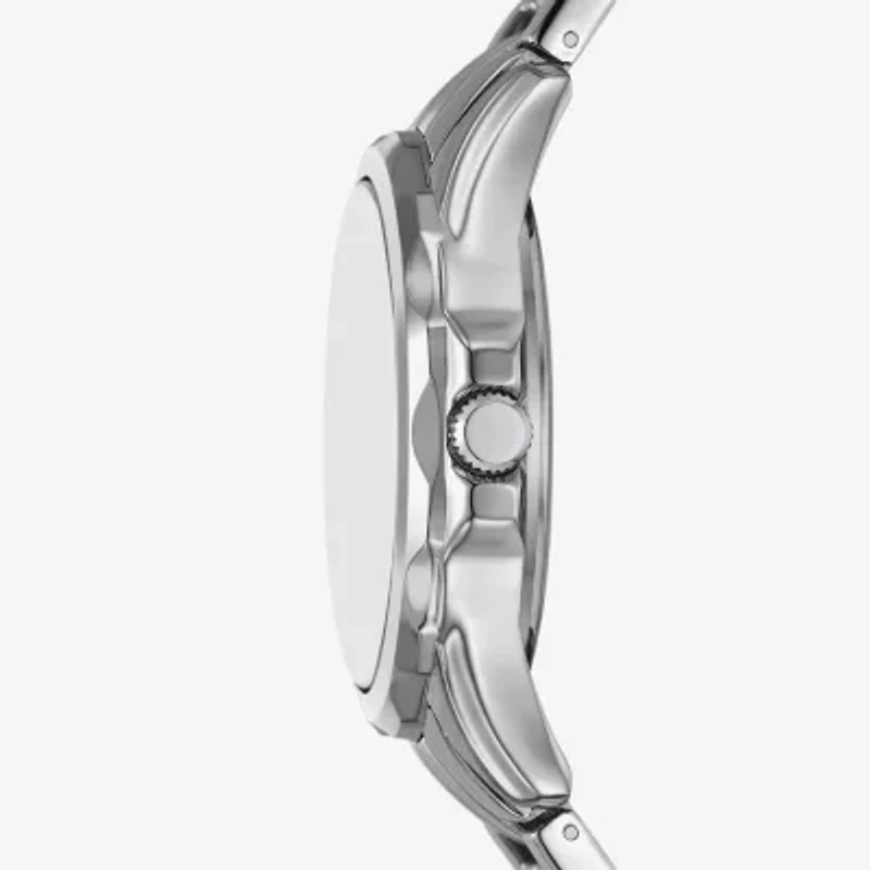 Relic By Fossil Mens Silver Tone Bracelet Watch Zr16046
