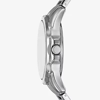 Relic By Fossil Mens Silver Tone Bracelet Watch Zr16046