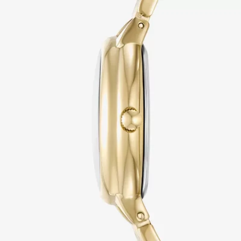 Relic By Fossil Womens Gold Tone Bracelet Watch Zr34664