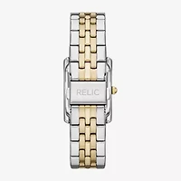Relic By Fossil Womens Two Tone Bracelet Watch Zr34667