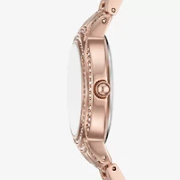 Relic By Fossil Womens Rose Goldtone Bracelet Watch Zr34671