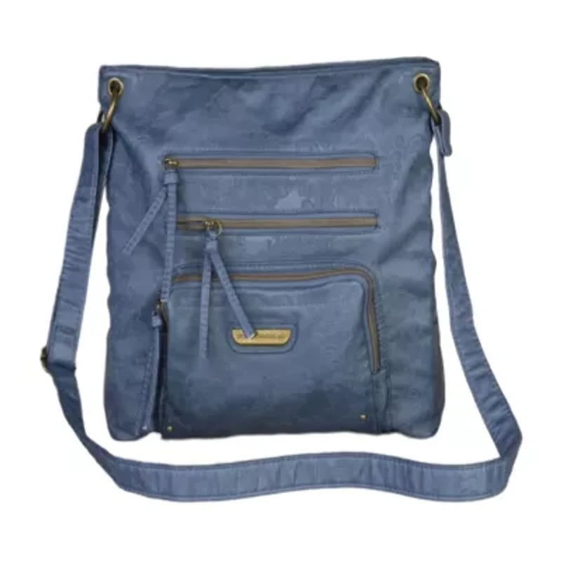 Stone Mountain Embossed Smokey Super Crossbody Bag