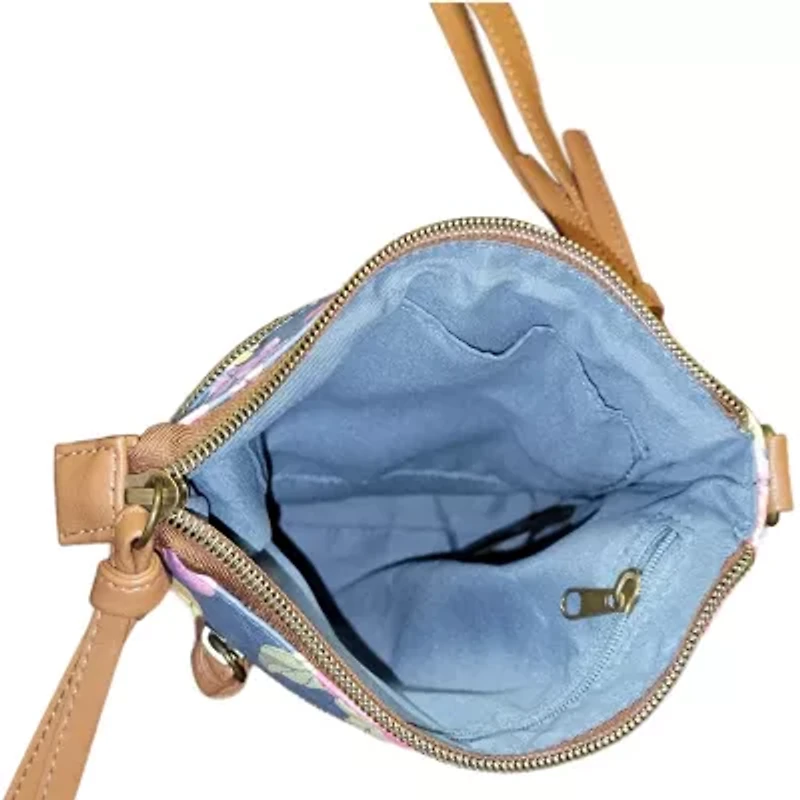 Stone Mountain North South 3-Bagger Washed Crossbody Bag