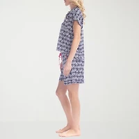 Ocean Pacific Womens Short Sleeve 2-pc. Pajama Sets