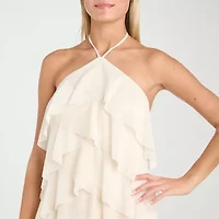 Morgan & Co. Womens Sleeveless Fit + Flare Dress Juniors