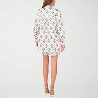 Sam And Jess Womens Floral Jacket Dress