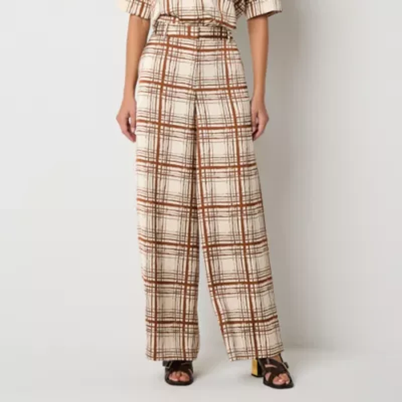 Worthington Womens Wide Leg Palazzo Pant Tall