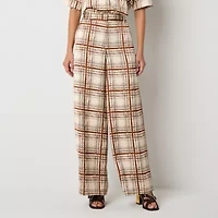 Worthington Womens Wide Leg Palazzo Pant Tall