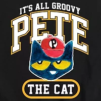 Little & Big Kid Boys Crew Neck Short Sleeve Regular Fit Pete the Cat Graphic T-Shirt