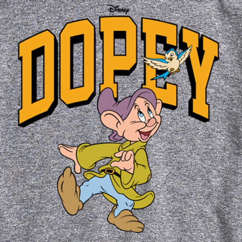 Mens Short Sleeve Snow White Dopey Graphic T-Shirt