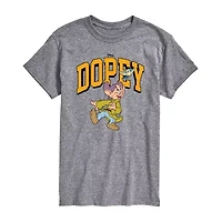 Mens Short Sleeve Snow White Dopey Graphic T-Shirt