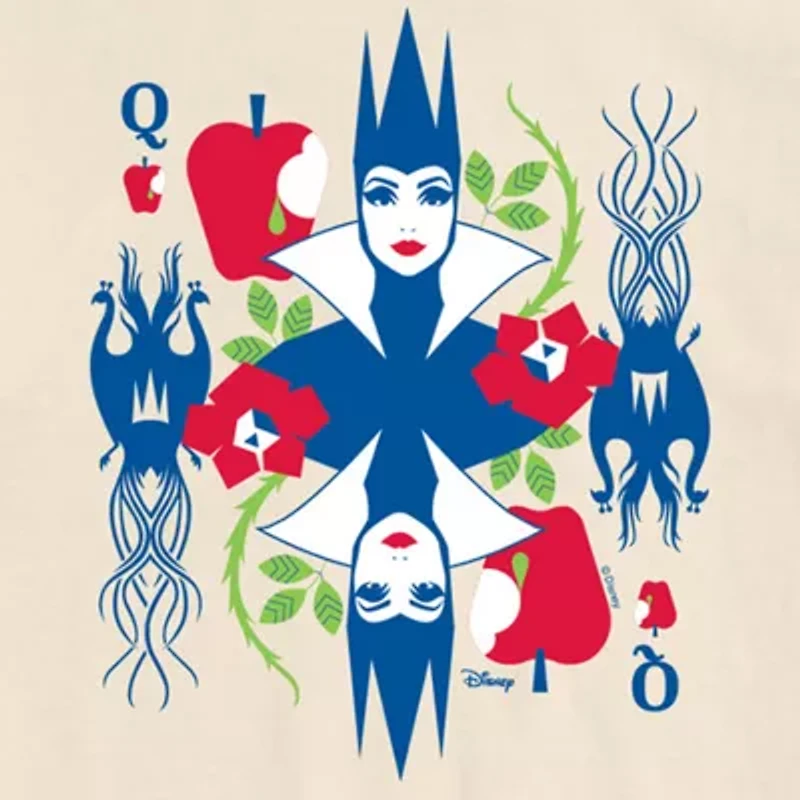 Mens Short Sleeve Snow White Graphic T-Shirt