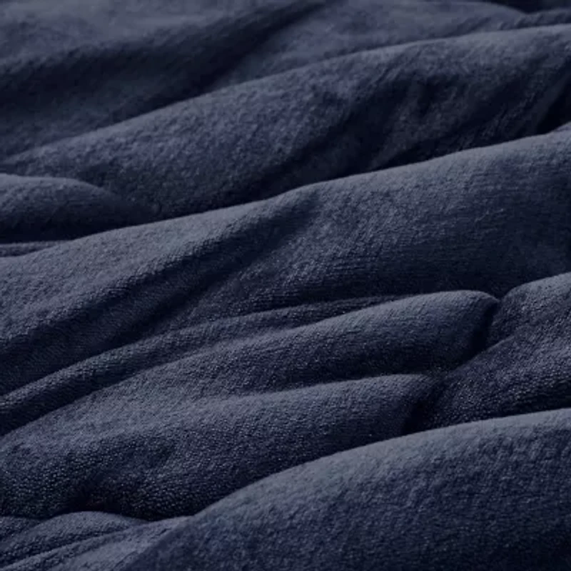 Woolrich Alton Plush to Sherpa Down Alternative Comforter Set with Throw Pillow