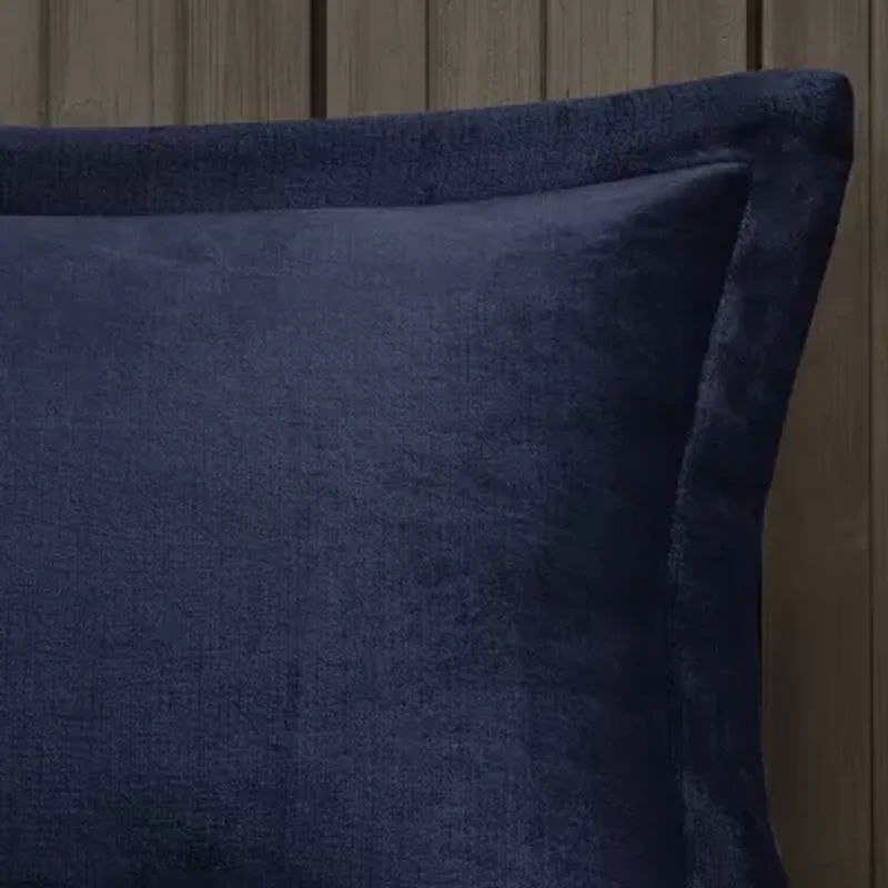 Woolrich Alton Plush to Sherpa Down Alternative Comforter Set with Throw Pillow