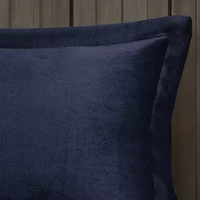 Woolrich Alton Plush to Sherpa Down Alternative Comforter Set with Throw Pillow