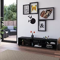 Hollywood TV Stand with Block Legs