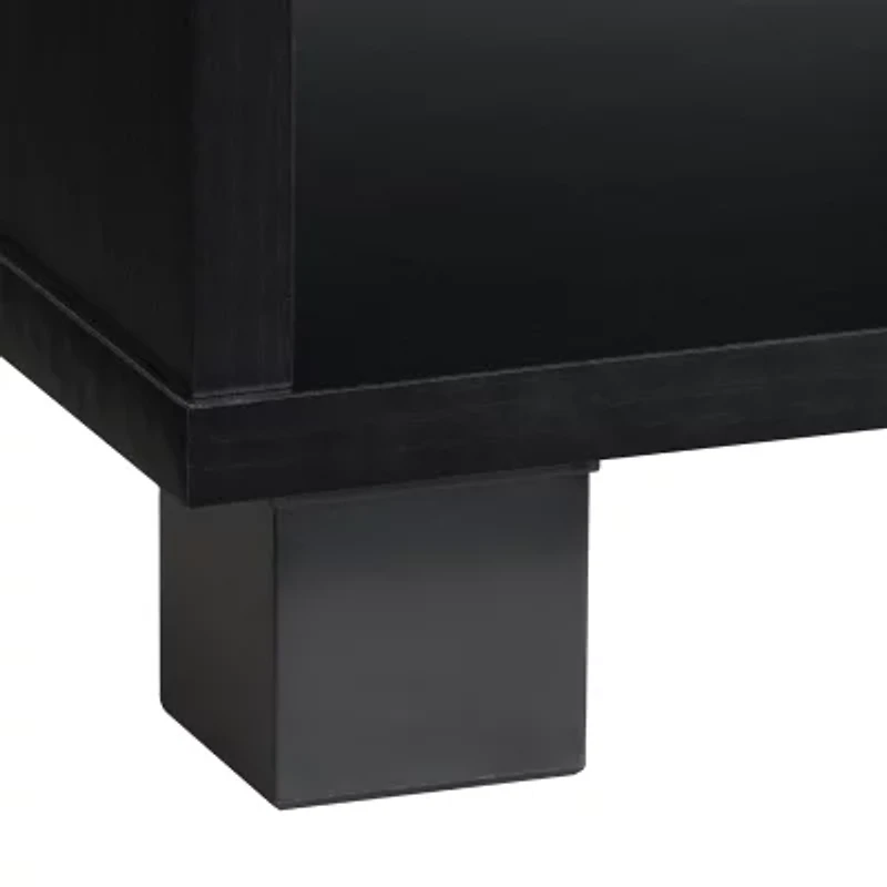 Hollywood TV Stand with Block Legs