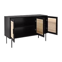 Emmett TV Stand with Adjustable Shelves