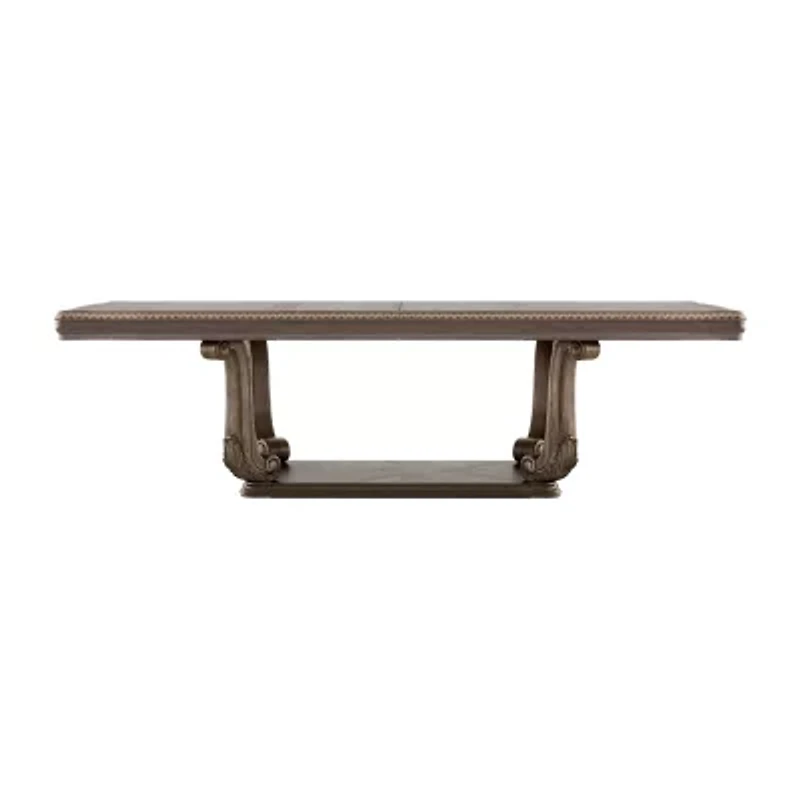 Seven Oaks Rectangular Wood-Top Dining Table
