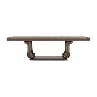 Seven Oaks Rectangular Wood-Top Dining Table