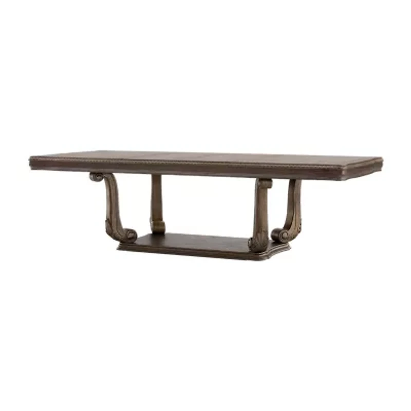 Seven Oaks Rectangular Wood-Top Dining Table