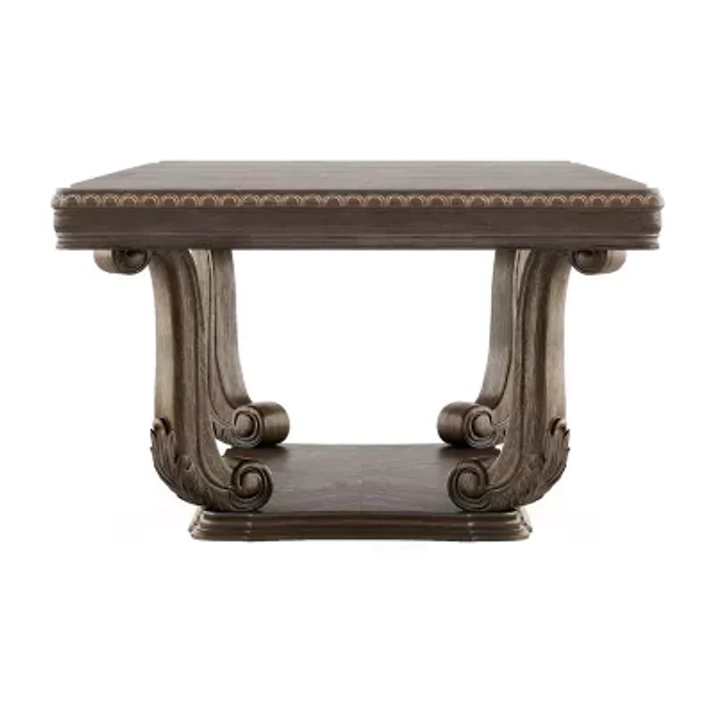 Seven Oaks Rectangular Wood-Top Dining Table
