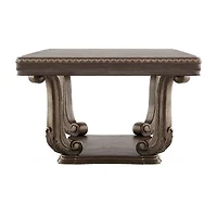 Seven Oaks Rectangular Wood-Top Dining Table