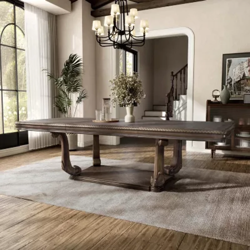 Seven Oaks Rectangular Wood-Top Dining Table