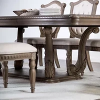 Seven Oaks Rectangular Wood-Top Dining Table