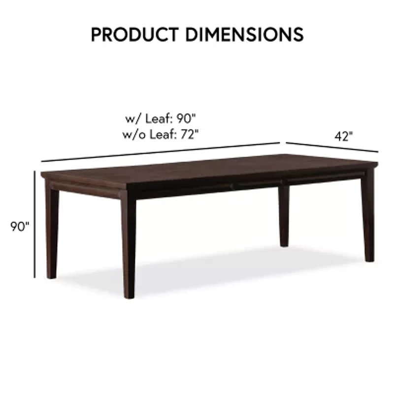 Hinwitz Rectangular Wood-Top Dining Table