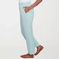 Alfred Dunner Kensington Garden Womens Straight Mid Rise Pull-On Pant