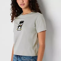 Batz-Maru Semi Fit Tee Womens Juniors Crew Neck Short Sleeve Fitted Graphic T-Shirt