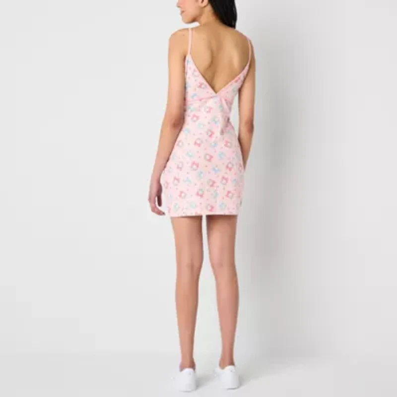 Cinnamaroll Peekaboo Tank Womens Sleeveless Babydoll Dress Juniors