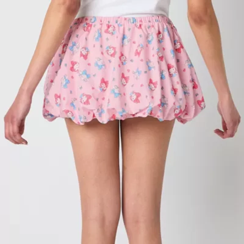 Cinnamaroll Blubble Skirt With Built Shorts Womens Juniors Pleated