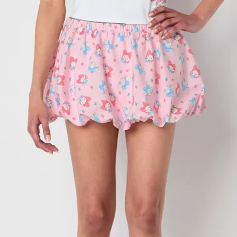 Cinnamaroll Blubble Skirt With Built Shorts Womens Juniors Pleated