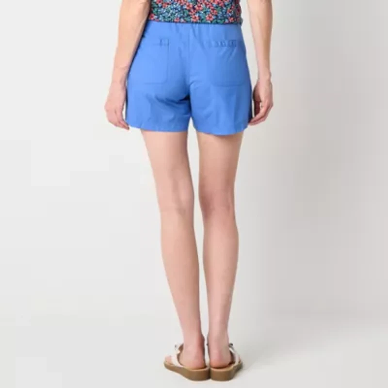 St. John's Bay Womens Mid Rise Soft Short