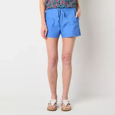 St. John's Bay Womens Mid Rise Soft Short