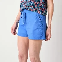 St. John's Bay Womens Mid Rise Soft Short
