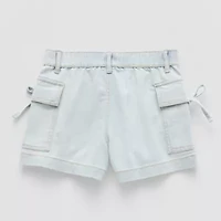 Vanilla Star Big Kid Girls Mid Rise Cargo Short
