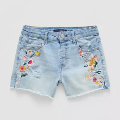 Vanilla Star Big Kid Girls Mid Rise Shortie Short