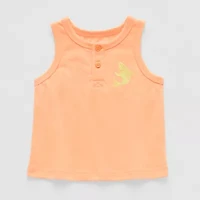 Okie Dokie Baby Boys Henley Neck Sleeveless Tank Top