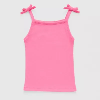 Okie Dokie Toddler & Little Girls Straight Neck Sleeveless Tank Top