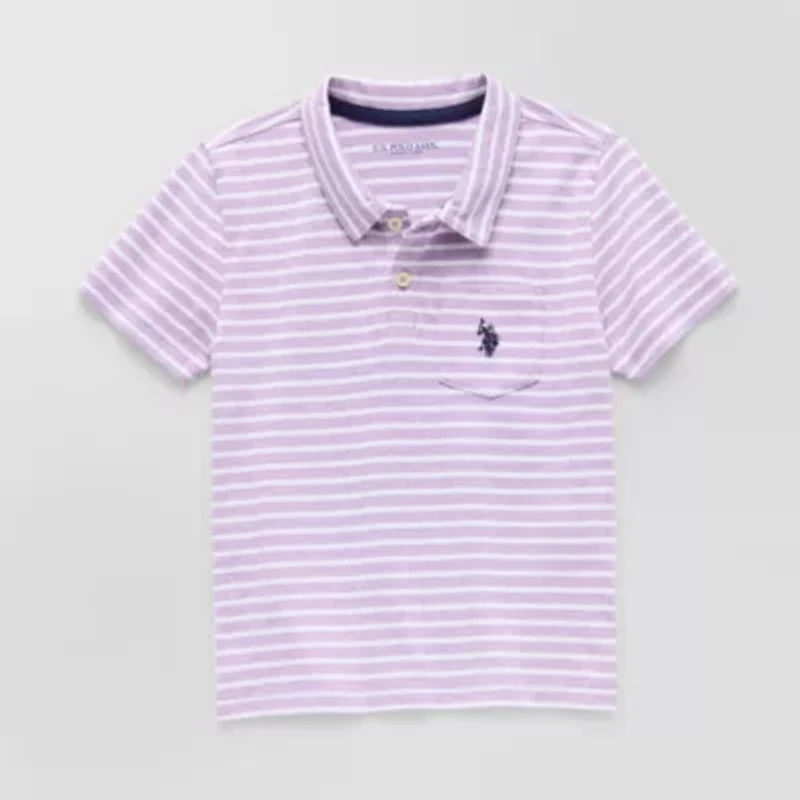 U.S. Polo Assn. Toddler Boys Short Sleeve Classic Fit Shirt