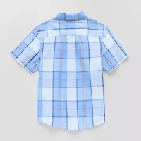 U.S. Polo Assn. Toddler Boys Short Sleeve Classic Fit Button-Down Shirt
